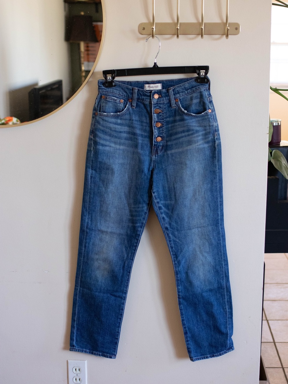 Madewell Skinny Jeans in Medium Blue Wash